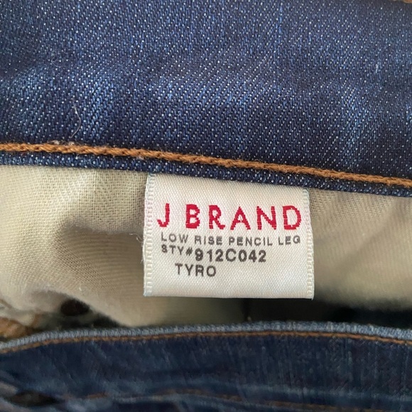 J Brand Low Rise Pencil Leg Jeans Minimalist Rock Punk Preppy Classic Normcore - Picture 4 of 12